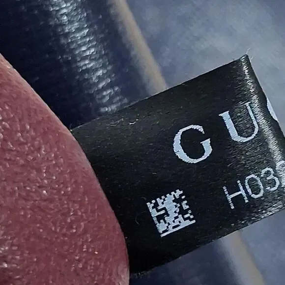 Gucci Horsebit 1955 Striped Shoulder Bag in Multicolor Velvet - Picture 8 of 8